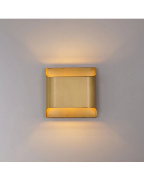 Scandinavian post-modern light luxury copper wall lamp staircase entrance bedroom bedside corridor aisle living room background wall lights