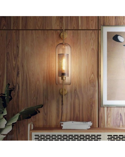 Scandinavian post-modern light luxury wall lamp simple creative personality restaurant living room background wall bedroom bedside decorative wall lamps
