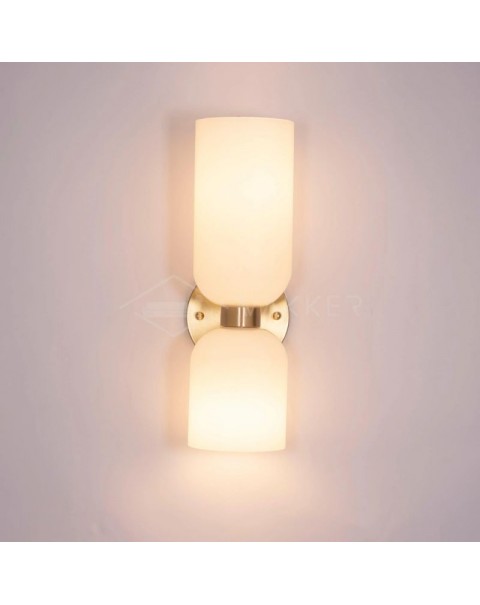 Scandinavian simplicity creative glass wall lamp aisle bedroom living room bedside lamp wall lamp study art luxury wall lamps