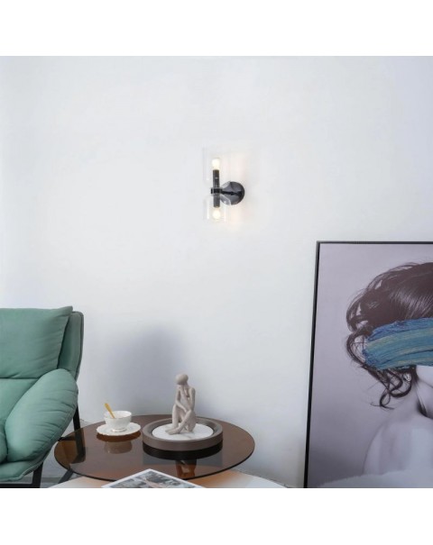 Scandinavian simplicity creative glass wall lamp aisle bedroom living room bedside lamp wall lamp study art luxury wall lamps