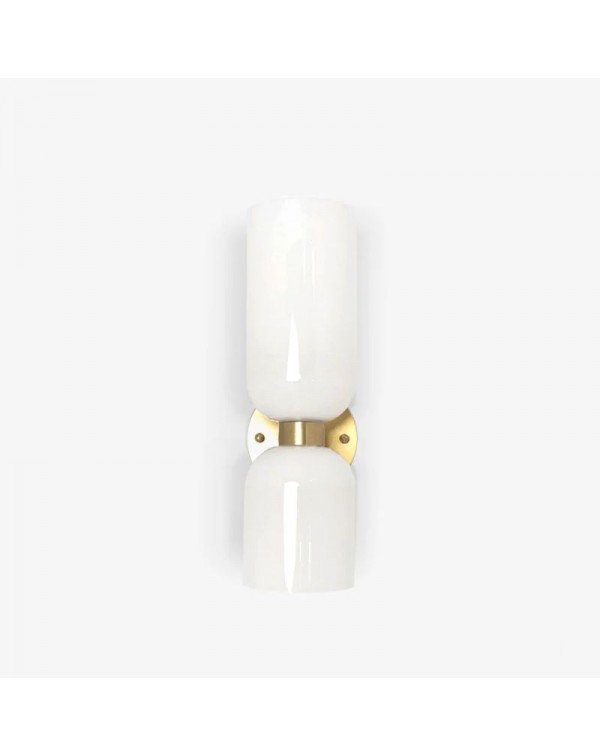 Scandinavian simplicity creative glass wall lamp a...