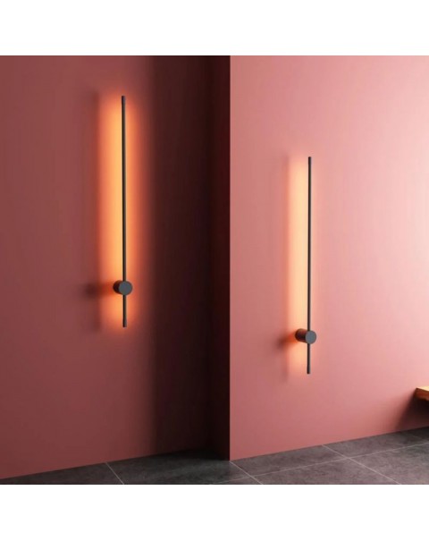 Minimalist bedside wall lamp bedroom modern minimalist Scandinavian LED sofa back wall bedroom bedside lamp long a wordMinimalist bedside wall lamp bedroom modern minimalist Scandinavian LED sofa back wall bedroom bedside lamp long a word