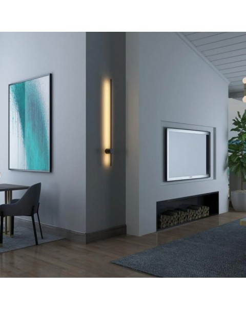 Minimalist bedside wall lamp bedroom modern minimalist Scandinavian LED sofa back wall bedroom bedside lamp long a wordMinimalist bedside wall lamp bedroom modern minimalist Scandinavian LED sofa back wall bedroom bedside lamp long a word