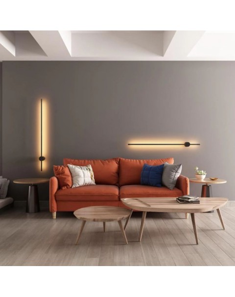 Minimalist bedside wall lamp bedroom modern minimalist Scandinavian LED sofa back wall bedroom bedside lamp long a wordMinimalist bedside wall lamp bedroom modern minimalist Scandinavian LED sofa back wall bedroom bedside lamp long a word