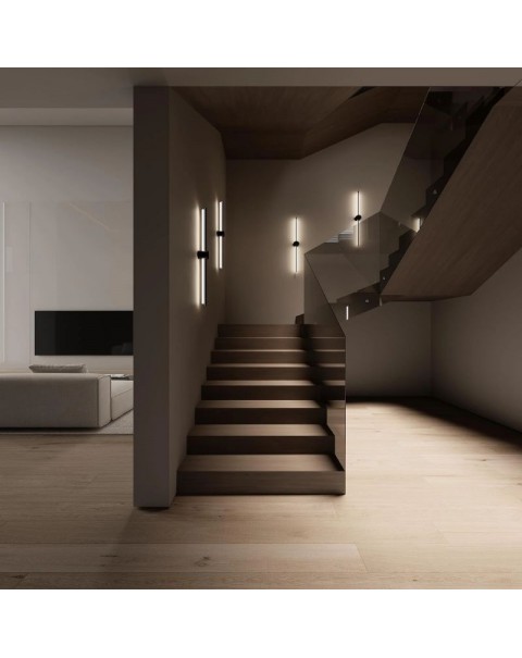 Minimalist bedside wall lamp bedroom modern minimalist Scandinavian LED sofa back wall bedroom bedside lamp long a wordMinimalist bedside wall lamp bedroom modern minimalist Scandinavian LED sofa back wall bedroom bedside lamp long a word