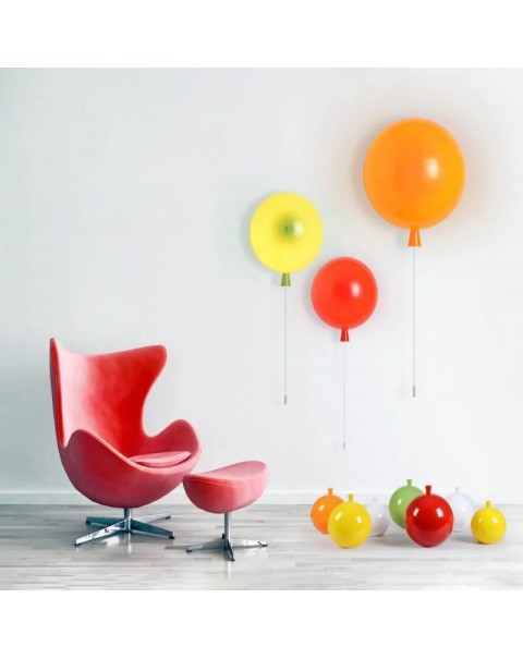 Balloon Light Pendant Early Childhood Education Designer Model Ceiling Light Scandinavian Kids Kindergarten Classroom Lights Morandi Color