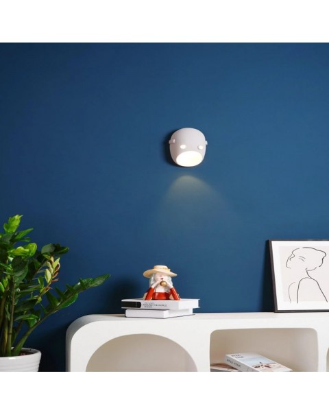 Scandinavian Danish mask wall lamp creative personality B&B living room bedroom aisle wall lamp Dutch designer lamps and lanterns