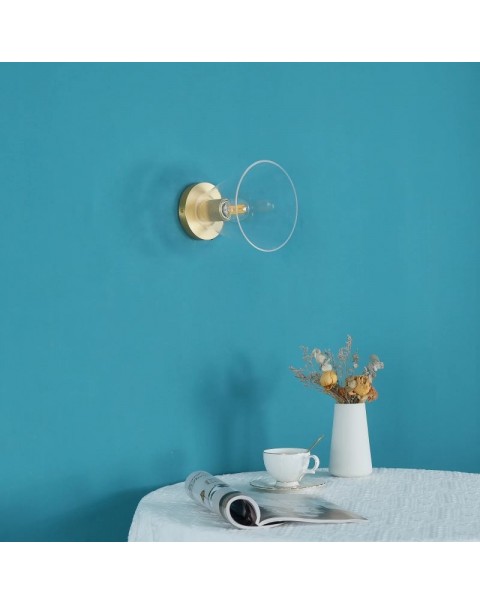 Simple post-modern glass balcony bedroom checkroom ceiling light Scandinavian minimalist corridor aisle entrance crystal lamps