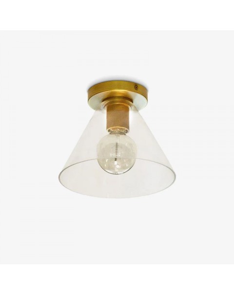 Simple post-modern glass balcony bedroom checkroom ceiling light Scandinavian minimalist corridor aisle entrance crystal lamps