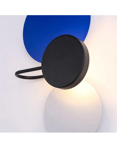 Sanhao Scandinavian Moon Eclipse Planet Wall Lamp Designer Creative Simple Living Room Aisle Decorative Bedside Wall Sconce