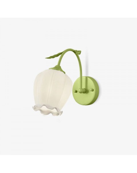 Wall lamps French cream wind flowers living room sofa back wall aisle ambiance retro creative bedroom bedside lamps