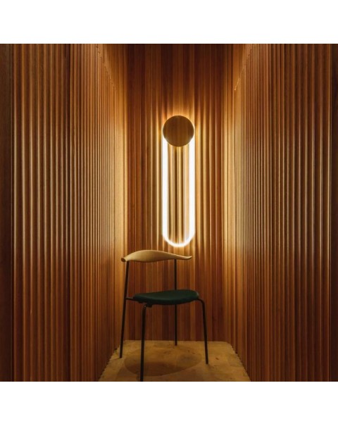 Post-modern minimalist creative personality U-shaped designer living room aisle bedroom minimalist Scandinavian bedside light luxury wall lamps