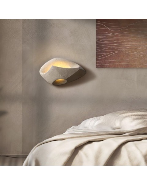 Old Branch Ma Series Minimalist Cement Wall Sconce Wabi-sabi Style Designer Art B&B Hotel Backdrop Walkway Lights