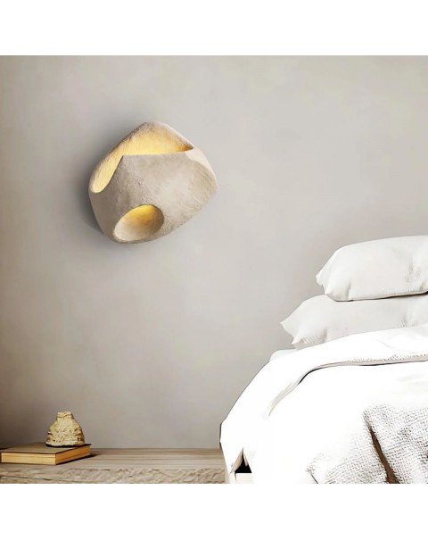 Old Branch Ma Series Minimalist Cement Wall Sconce Wabi-sabi Style Designer Art B&B Hotel Backdrop Walkway Lights