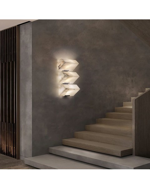 Steamer outdoor waterproof imitation marble wall light villa gate body sensor light garden light staircase light aisle light