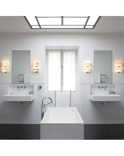 Steamer outdoor waterproof imitation marble wall light villa gate body sensor light garden light staircase light aisle light
