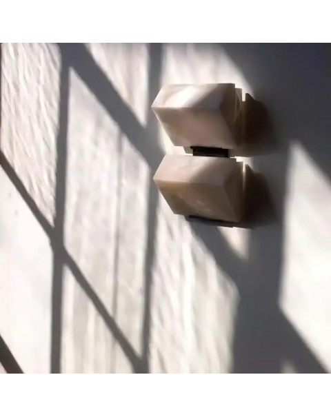 Steamer outdoor waterproof imitation marble wall light villa gate body sensor light garden light staircase light aisle light