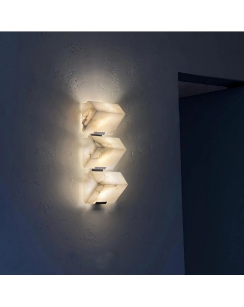 Steamer outdoor waterproof imitation marble wall light villa gate body sensor light garden light staircase light aisle light