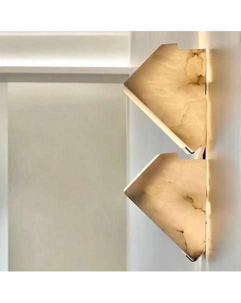 Steamer outdoor waterproof imitation marble wall light villa gate body sensor light garden light staircase light aisle light