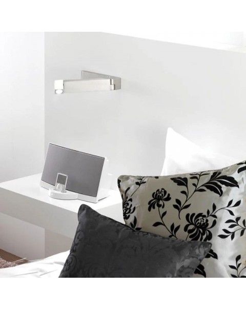 Square simple folding wall lamp adjustable angle with switch hotel hotel study bedroom bedside reading light