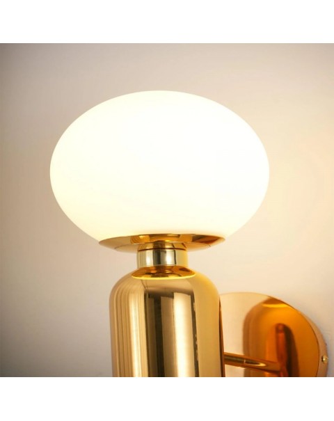 Post-modern creative personality marble glass study table lamp simple bedside bedroom designer Scandinavian table lamps
