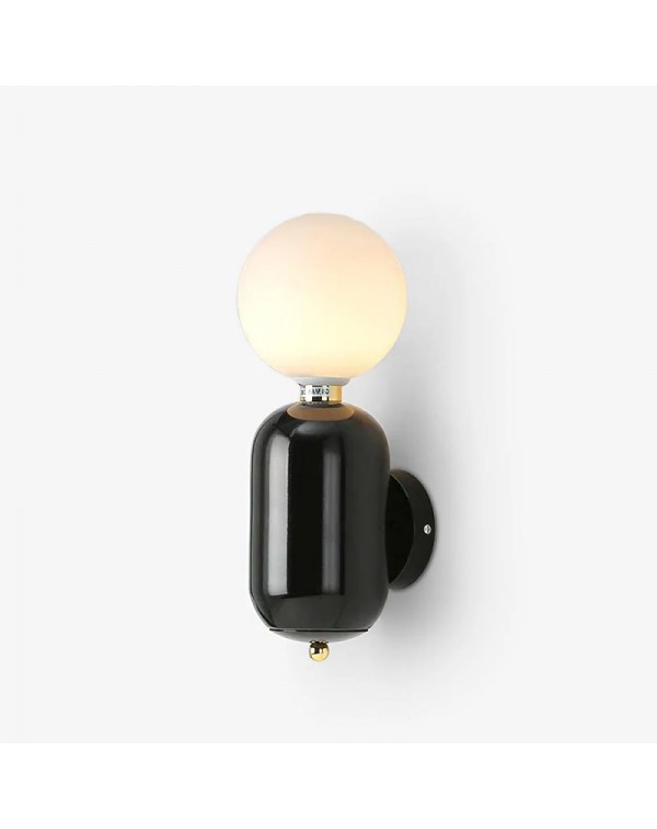 Post-modern creative personality marble glass stud...