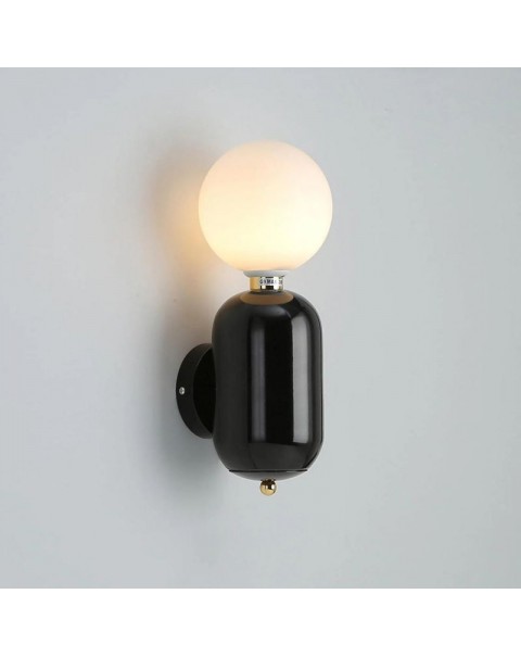 Post-modern creative personality marble glass study table lamp simple bedside bedroom designer Scandinavian table lamps