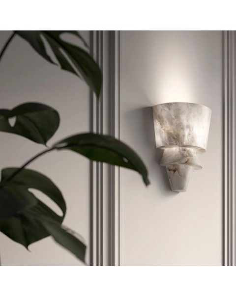 Old branch Alain Ellouz Spain lucite wall lamp French light luxury living room background wall staircase bedroom light