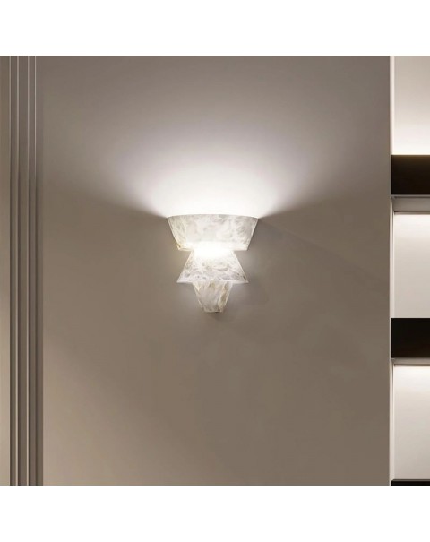 Old branch Alain Ellouz Spain lucite wall lamp French light luxury living room background wall staircase bedroom light