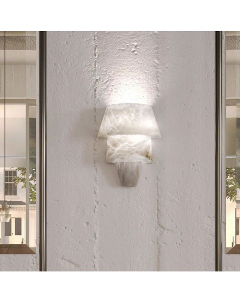 Old branch Alain Ellouz Spain lucite wall lamp French light luxury living room background wall staircase bedroom light