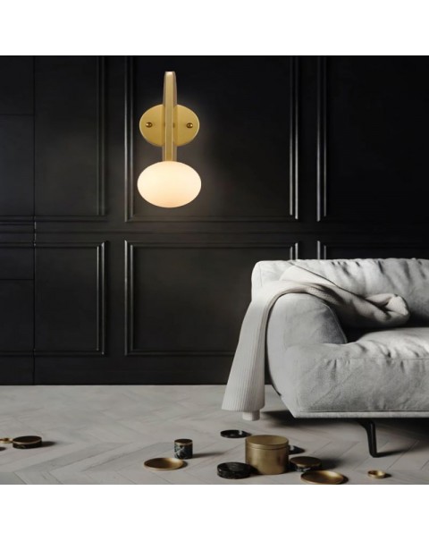 Scandinavian minimalist wall lamps living room led staircase aisle hotel bedroom bedside lamp creative cafe outside sales lamps and lanterns