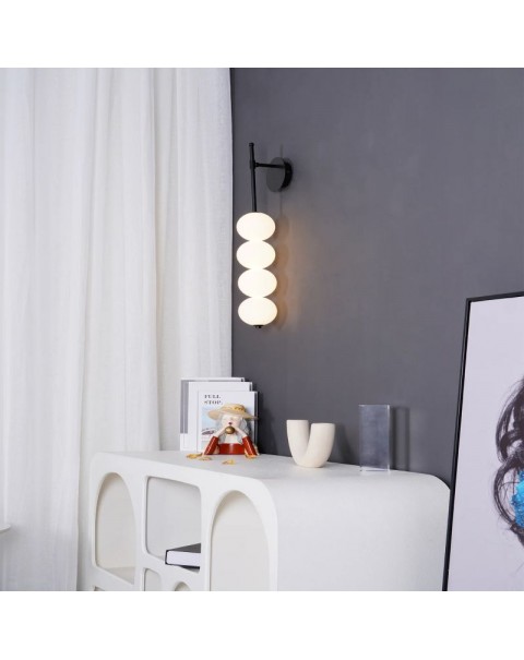 Wall lamp bedroom bedside lamp wall lamp modern simple creative cozy staircase wall lamp Scandinavian children's room net red wall lamps