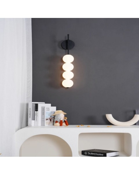 Wall lamp bedroom bedside lamp wall lamp modern simple creative cozy staircase wall lamp Scandinavian children's room net red wall lamps
