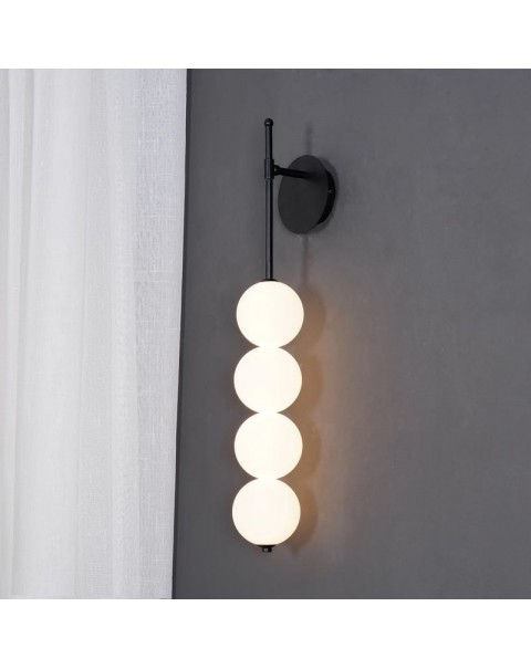 Wall lamp bedroom bedside lamp wall lamp modern simple creative cozy staircase wall lamp Scandinavian children's room net red wall lamps