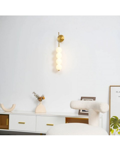 Wall lamp bedroom bedside lamp wall lamp modern simple creative cozy staircase wall lamp Scandinavian children's room net red wall lamps