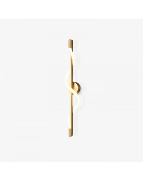 Full copper wall lamp living room TV background wall light designer Tmall smart Scandinavian advanced light luxury bedroom bedside lamps