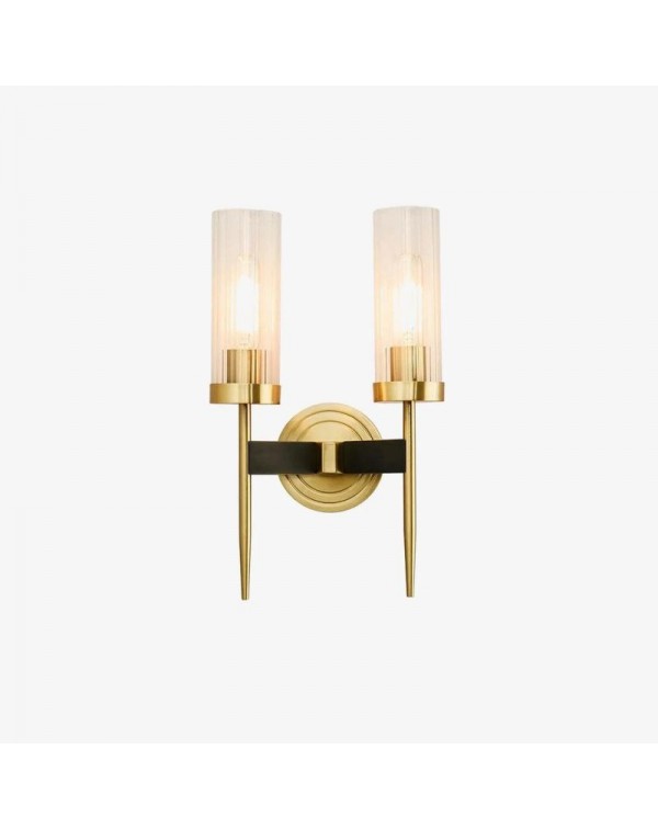 Minimalist light luxury all copper long wall lamp ...