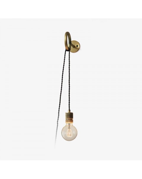 Scandinavian all brass brass bedroom bedside lamp ins store living room restaurant milk tea store personalized wall lamp B&B