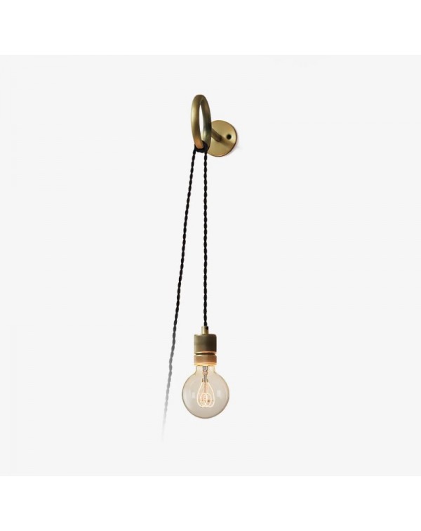 Scandinavian all brass brass bedroom bedside lamp ...