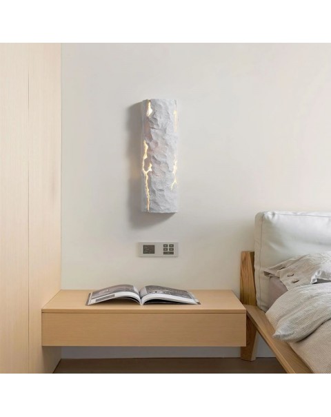 Wall lamp bedroom bed stump lamp wabi-sabi style B&B outdoor waterproof villa garden courtyard decoration rock lamps and lanterns