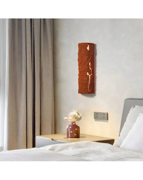 Wall lamp bedroom bed stump lamp wabi-sabi style B&B outdoor waterproof villa garden courtyard decoration rock lamps and lanterns