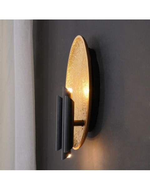 Scandinavian minimalist light luxury living room wall lamp post-modern creative aisle stairwell background wall bedside designer wall lamps