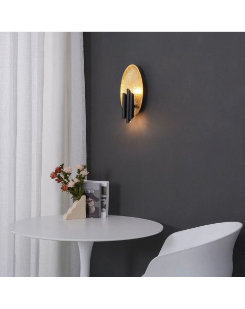 Scandinavian minimalist light luxury living room wall lamp post-modern creative aisle stairwell background wall bedside designer wall lamps
