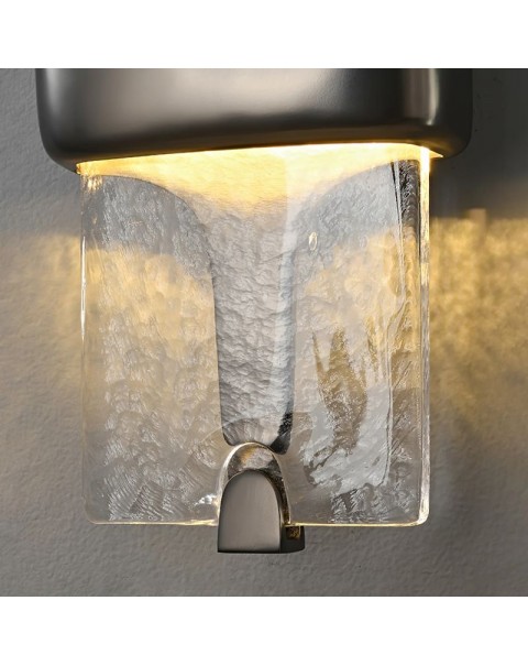 Light luxury living room background wall light modern simple hotel guest room creative designer minimalist led glass wall light