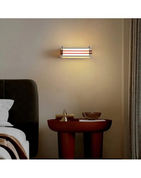 MOFAS full spectrum eye protection patented Scandinavian modern bedroom bedside lamp red living room living room background wall light