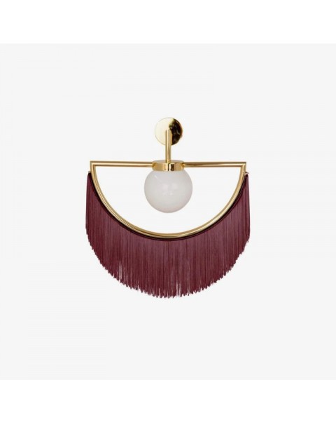 Post-modern creative tassel living room study personalized art wall lamp bedside bedroom designer model room wall lamps