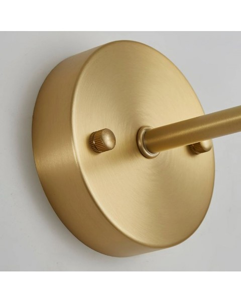Post-modern light luxury wall lamp bedroom bedside lamp simple Scandinavian creative copper wall lamp living room hotel aisle wall light