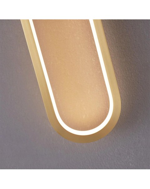 Copper wall lamp light luxury living room TV background wall light Scandinavian minimalist creative corridor staircase bedroom bedside lamps and lanterns