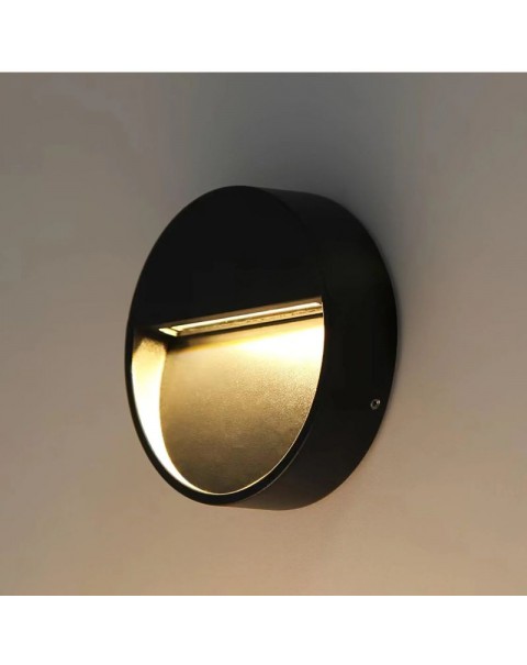 Outdoor waterproof wall corner light stair step skirting light without opening hole hotel landscape stepping night light.