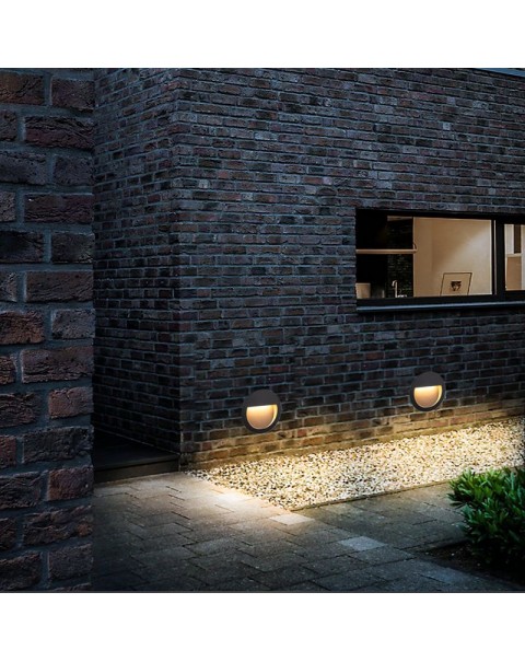 Outdoor waterproof wall corner light stair step skirting light without opening hole hotel landscape stepping night light.